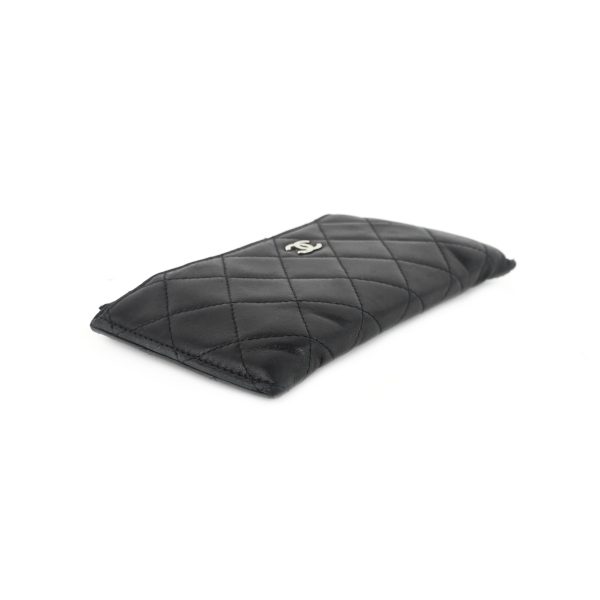 Classic Zip Lambskin Leather Pouch - Image 3