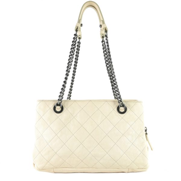 Chic Small Matelassé Caviar Leather Tote Bag - Image 2
