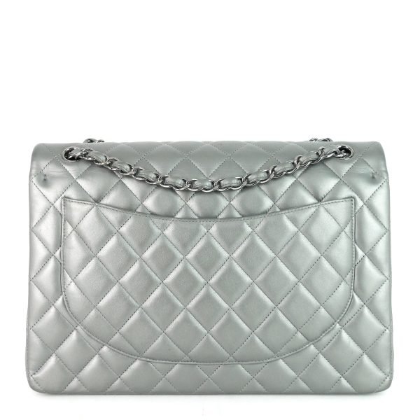 Double Flap Quilted Lambskin Leather Bag - Image 2