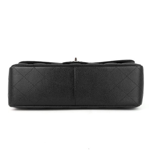 Double Flap Quilted Caviar Leather Bag - Image 5