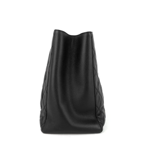 Grand Shopping Tote Caviar Leather Bag - Image 5