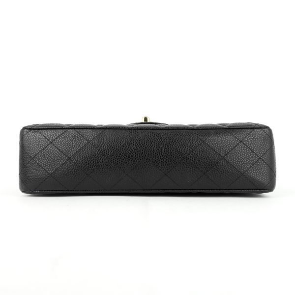 Double Flap Quilted Caviar Leather Bag - Image 5