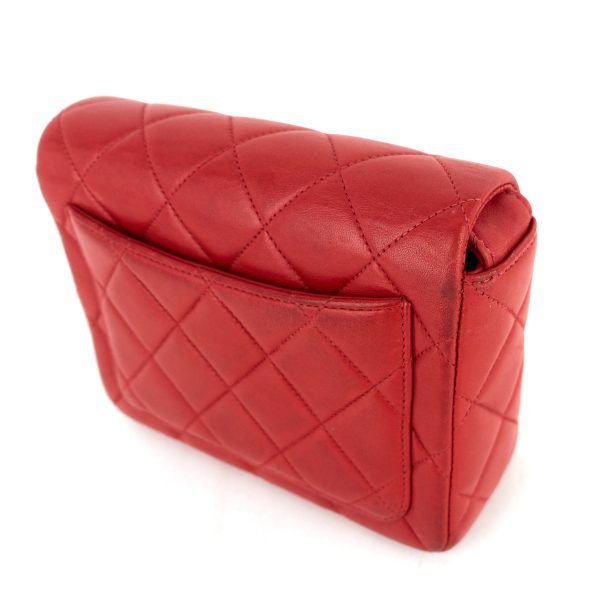 Classic Square Lambskin Leather Flap Bag - Image 6