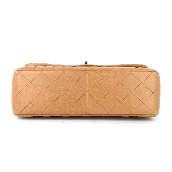 Double Flap Quilted Caviar Leather Bag - Image 5