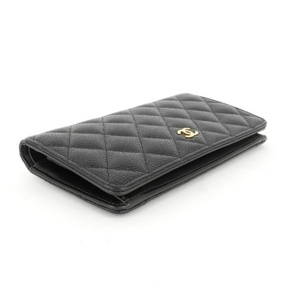 L-Yen Caviar Leather Wallet - Image 4