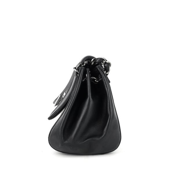 Lambskin Leather Fliplock Shoulder Bag - Image 3