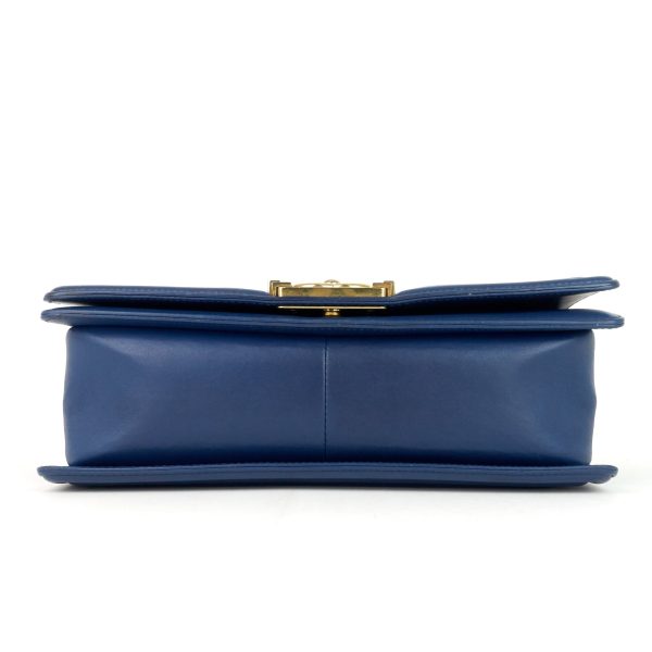 Boy Flap Old Medium Lambskin Leather Bag - Image 5