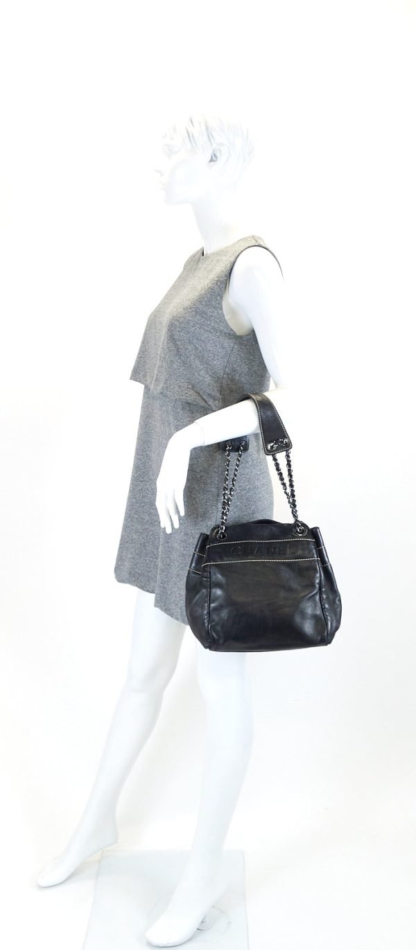 Lambskin Leather Shoulder Bag - Image 10