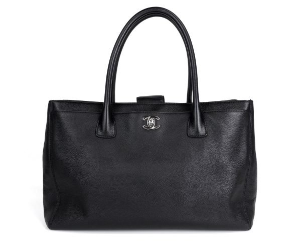 Cerf Executive XL Caviar Leather Tote Bag