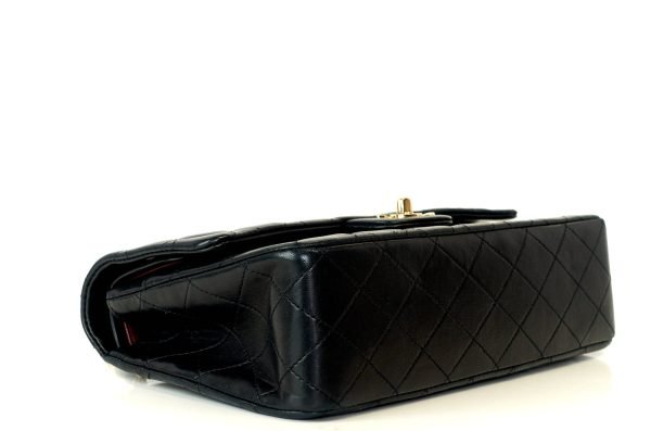 Double Flap Quilted Lambskin Leather Bag - Image 6