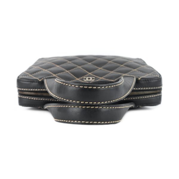 Surpique Top Handles Calfskin Leather Bowler Bag - Image 6