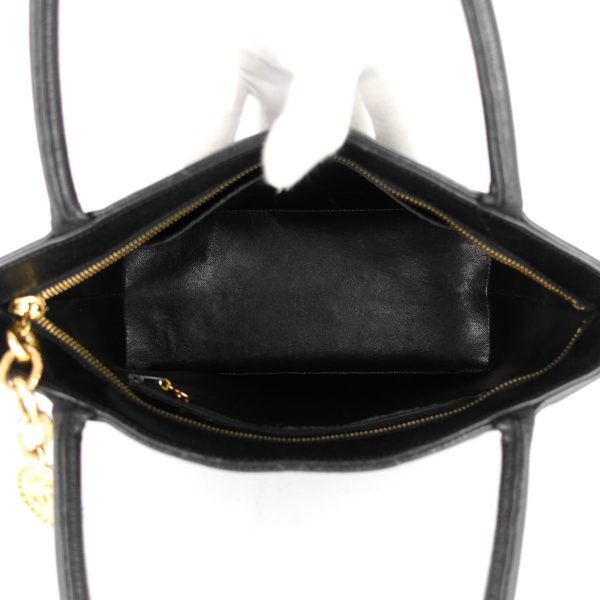 Medallion Caviar Leather Tote Bag - Image 6