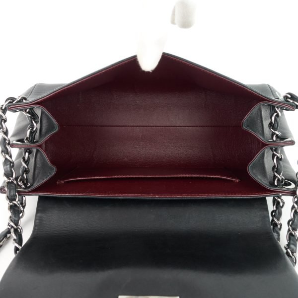 Lambskin Leather Fliplock Shoulder Bag - Image 7