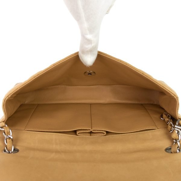 East West Quilted Lambskin Flap Bag - Image 10