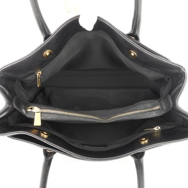 Executive Cerf XL Caviar Leather Tote Bag - Image 11