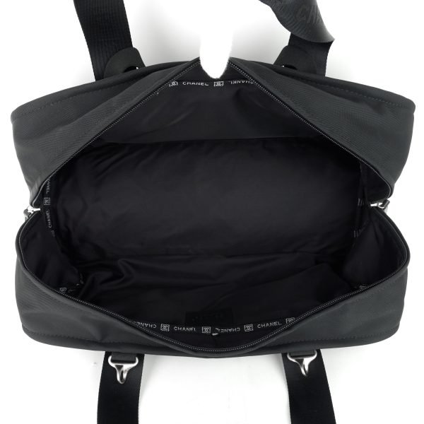 Nylon and Felt Sports Line Duffle Bag - Image 7