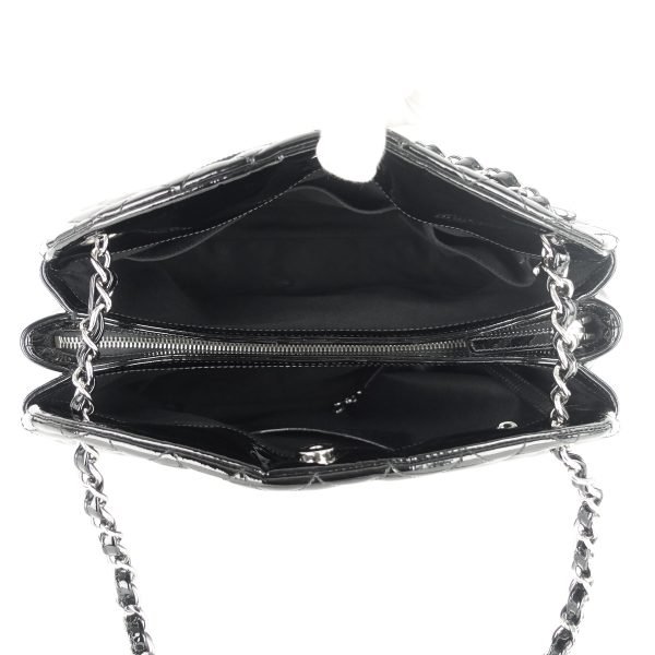 Just Mademoiselle Large Patent Leather Bag - Image 10