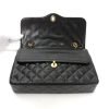 Double Flap Quilted Lambskin Leather Bag - Image 11