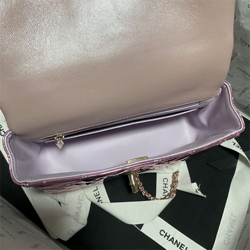 Chanel 2024 Mini CF handle patent leather Bag AS2431 7 Chanel 2024 Mini CF handle patent leather Bag AS2431