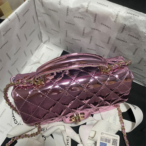 Chanel 2024 Mini CF handle patent leather Bag AS2431 9 Chanel 2024 Mini CF handle patent leather Bag AS2431