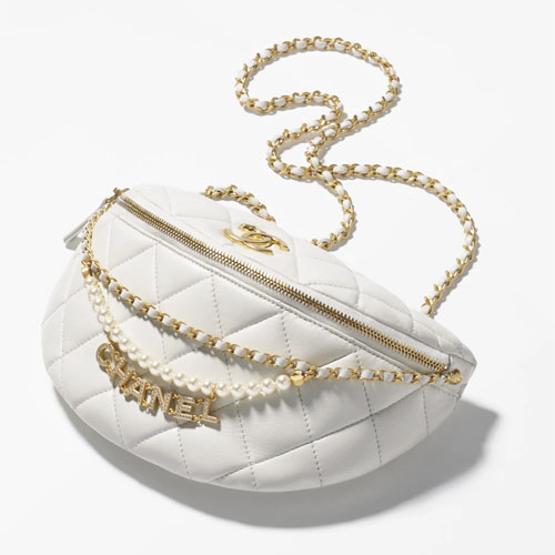 Chanel Waist Bag White AS4991 3 Chanel Waist Bag White AS4991