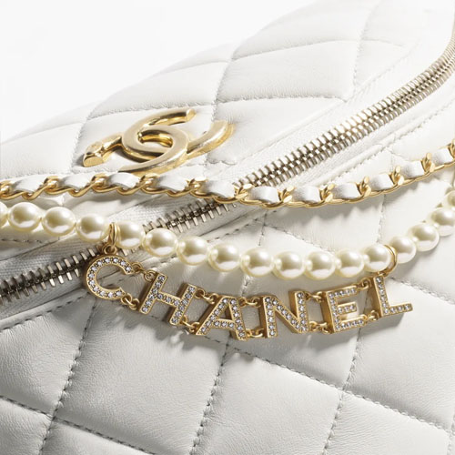 Chanel Waist Bag White AS4991 7 Chanel Waist Bag White AS4991